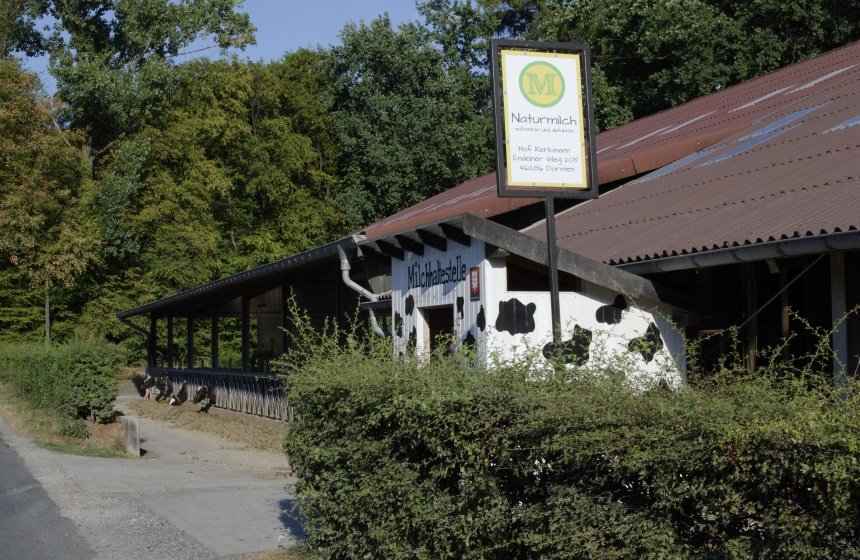 Hof Kerkmann, Lembeck, Milchtankstelle