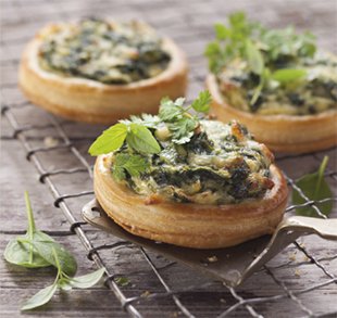 Frühlingstörtchen mit Hofschnittkäse