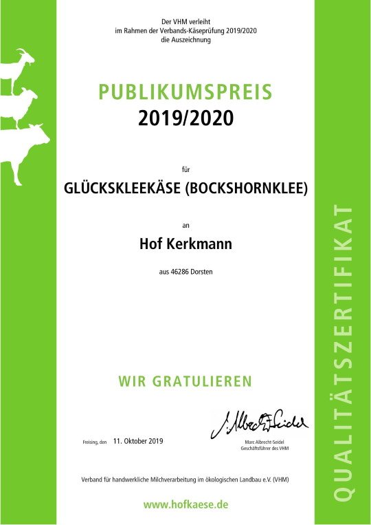 Deutscher Käsepreis 2019-2020